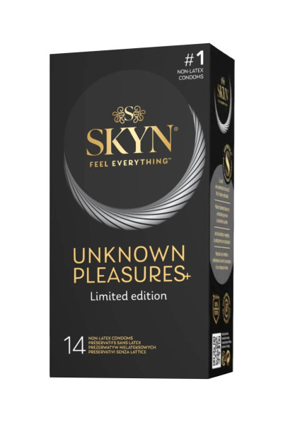 14 préservatifs sans latex Skyn Unknown Pleasures+