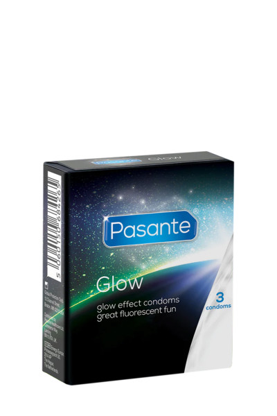 Boîte de 3 préservatifs phosphorescents Glow