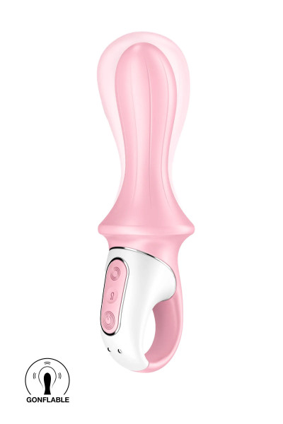 Satisfyer Air Pump Booty 5+, vibromasseur gode anal gonflable connecté