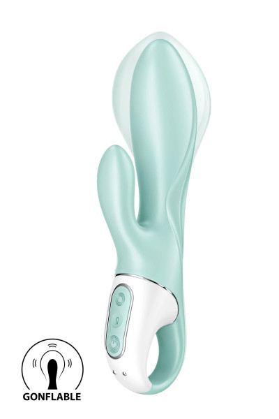 Satisfyer Air Pump Bunny 5+, vibromasseur rabbit gonflable et connecté