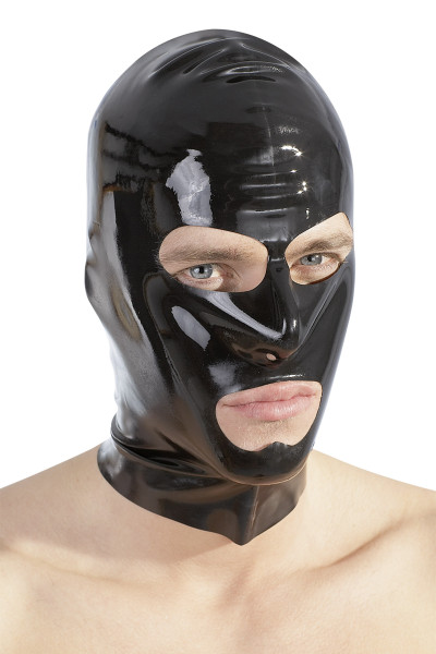 Masque BDSM - FetishTentation - Cagoule BDSM en simili-cuir fermée –  Sensations Plus