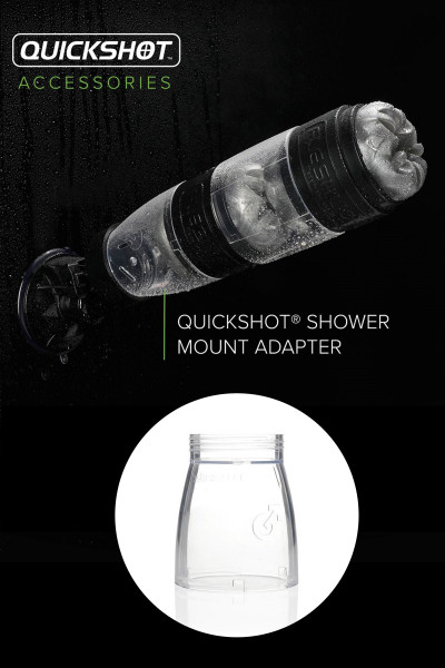 Fleshlight Shower Mount, adaptateur pour ventouse et masturbateur Quickshot